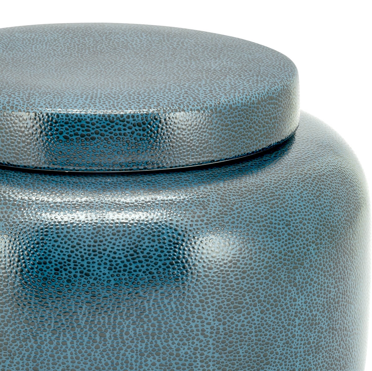 201056-80 ABHIKA КОРОБКА ПЕЧЕНЬЕ GEO BLUE  - Вид №1