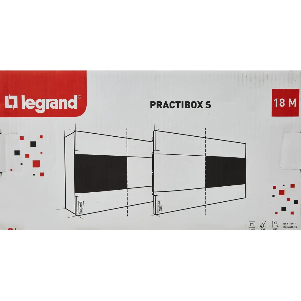 Щит распределительный навесной Legrand Practibox S 18 модулей IP40 пластик цвет белый STLM-2064873 - Вид №6