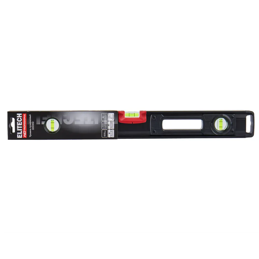 Уровень пузырьковый Elitech HD 320302 3 глазка магнитный 600 мм STLM-2009338 - Вид №9