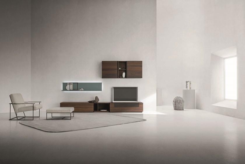 ZANETTE Настенная модульная стенка для хранения из дуба Day moove sun-id-1399352 - Вид №3