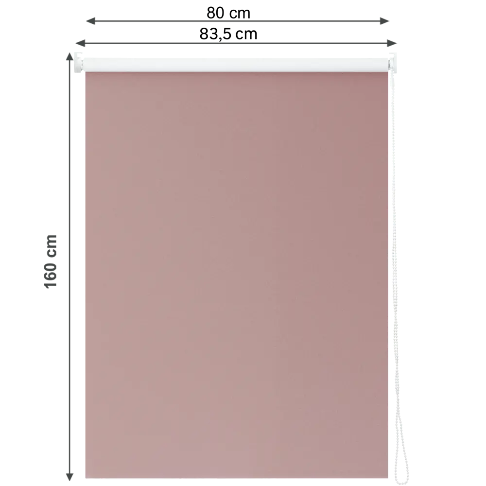 Штора рулонная блэкаут Inspire Santos 80x160 см сиреневая Santal 4 82692265 STLM-2040212 - Вид №1