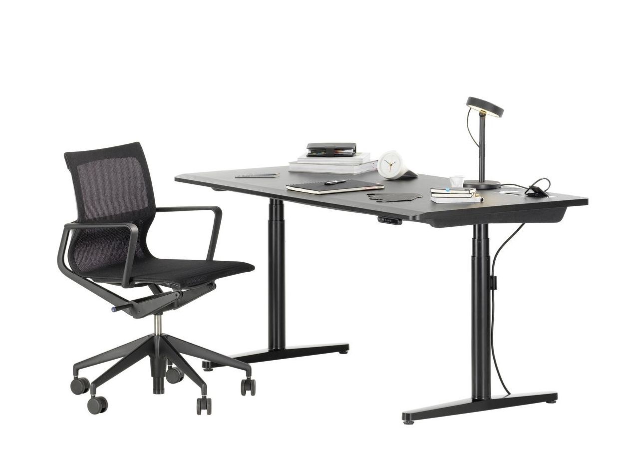 Регулируемый по высоте стол с электрическим движением VITRA Tyde 2 ARCH-00045440 - Вид №4