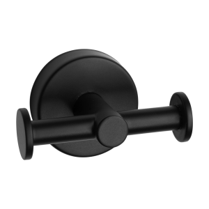 62041 Нержавеющая двойная вешалка, черная матовая поверхность SANELA