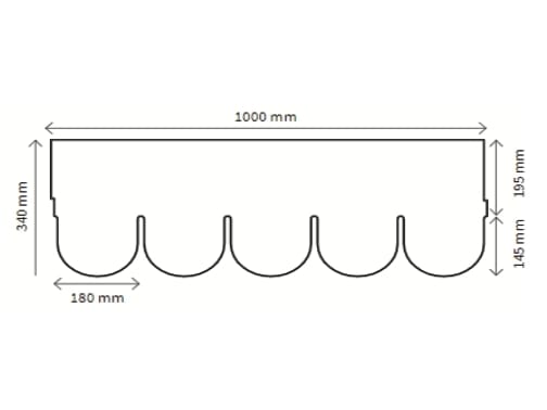 Канадская битумная черепица для легкой кровли ONDULINE ITALIA BARDOLINE ARCH-00049521 - Вид №5