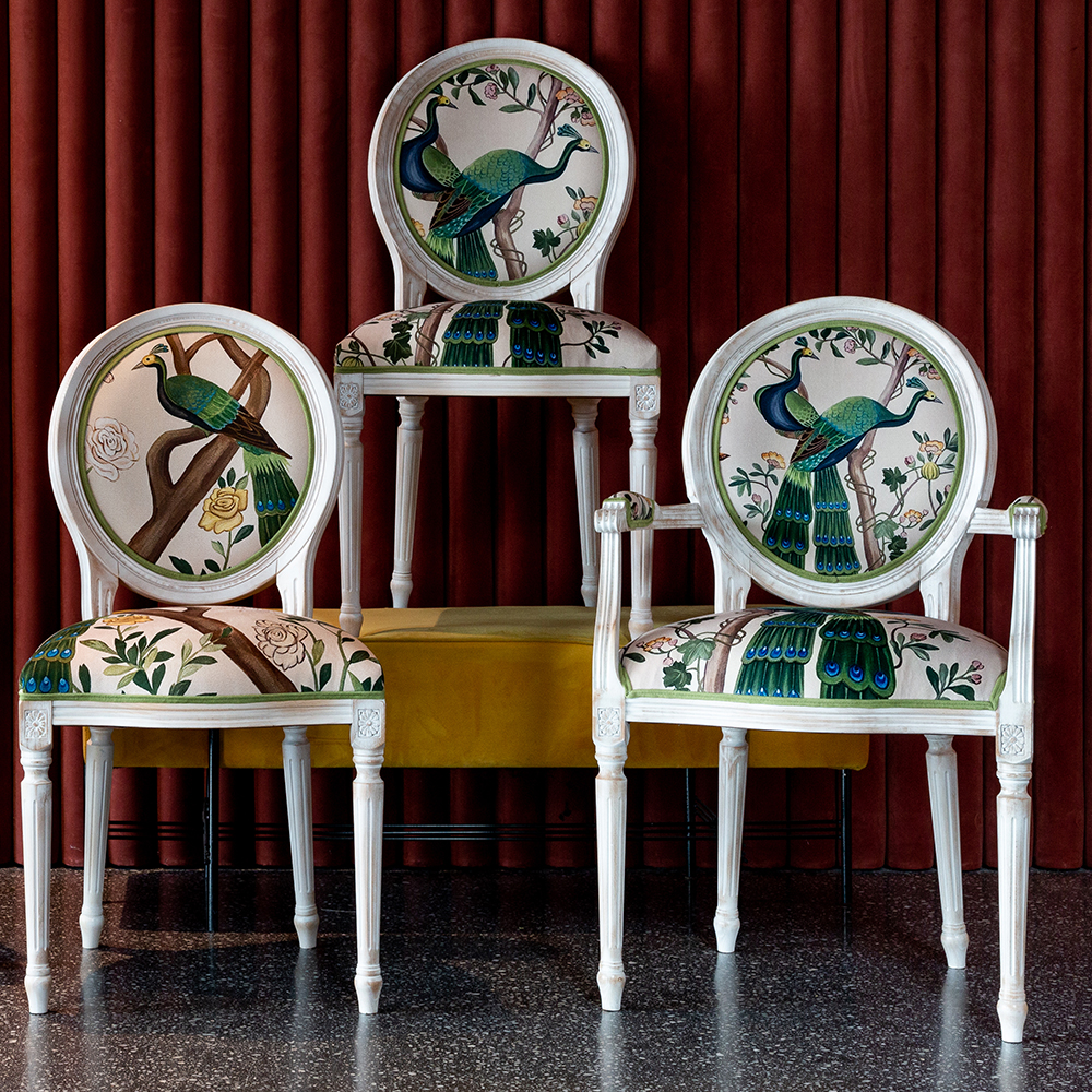 21060743 Стул «Индокитайский зелёный павлин» (версия 1) Object Desire  - Вид №10