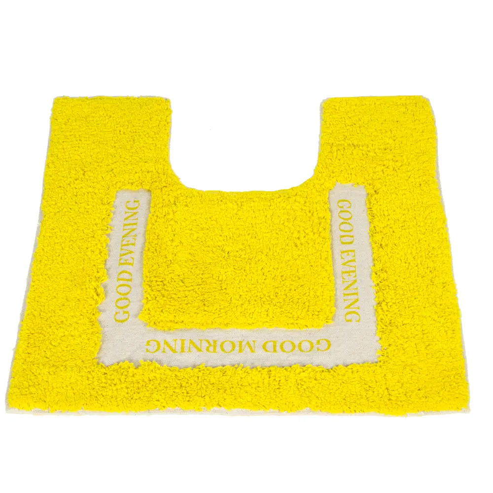 Набор ковриков для ванной комнаты цвет жёлтый Santreyd Без серии STLM-2109830 - Вид №1