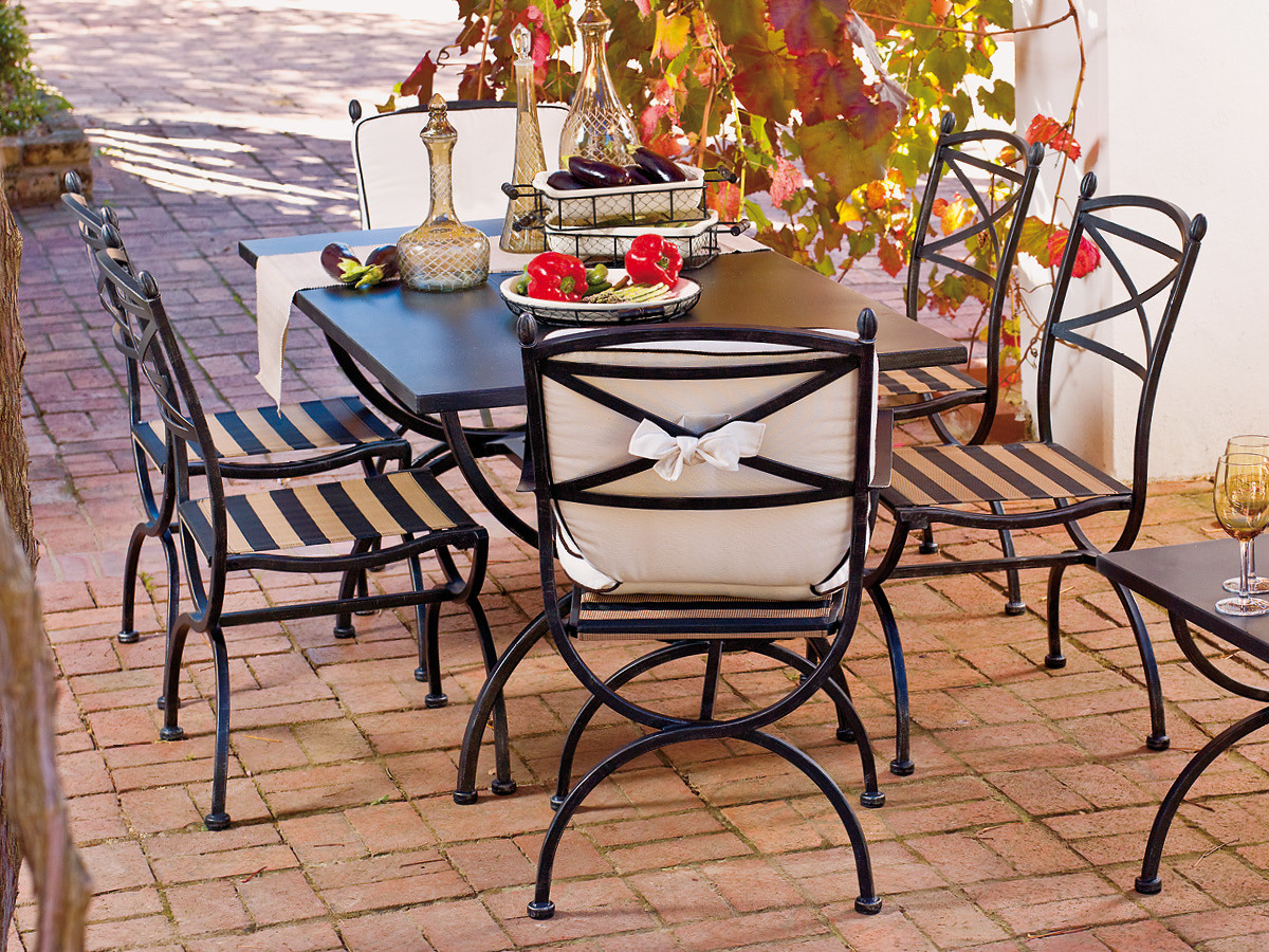 65.00.0306 Медичи Антик стол - столешница из кованого железа - 90 x 160 Mbm Medici - Вид №1