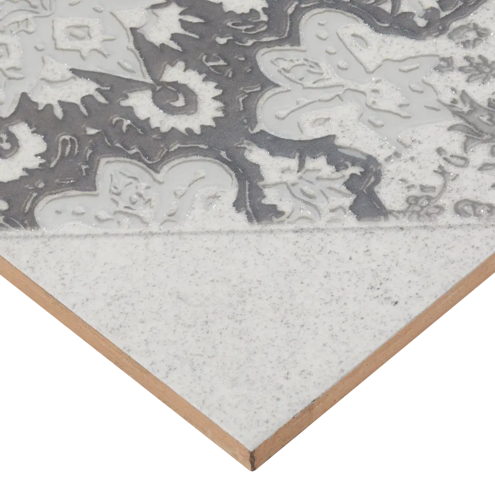 Декор настенный Belani Sheer Dec2 30x60 см матовый цвет темно-серый STLM-2160029 - Вид №1