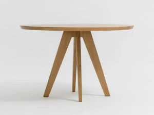 ZEITRAUM Круглый обеденный стол из массива дерева Cena