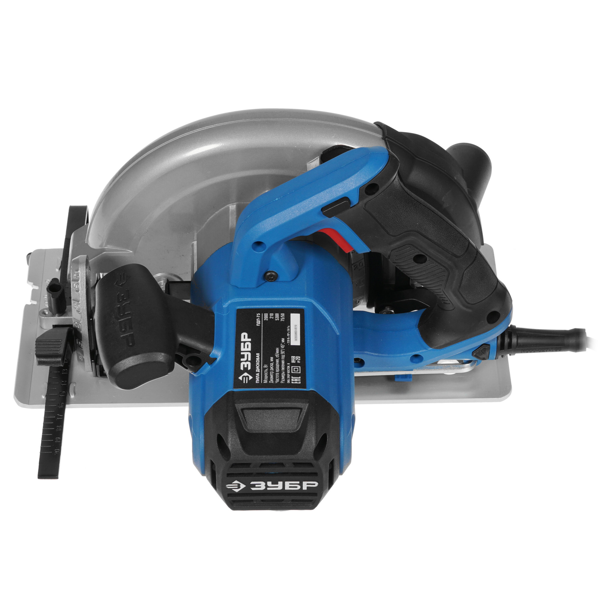 Пила дисковая Зубр ПДП-75 8154332 STDN-0090868 - Вид №3