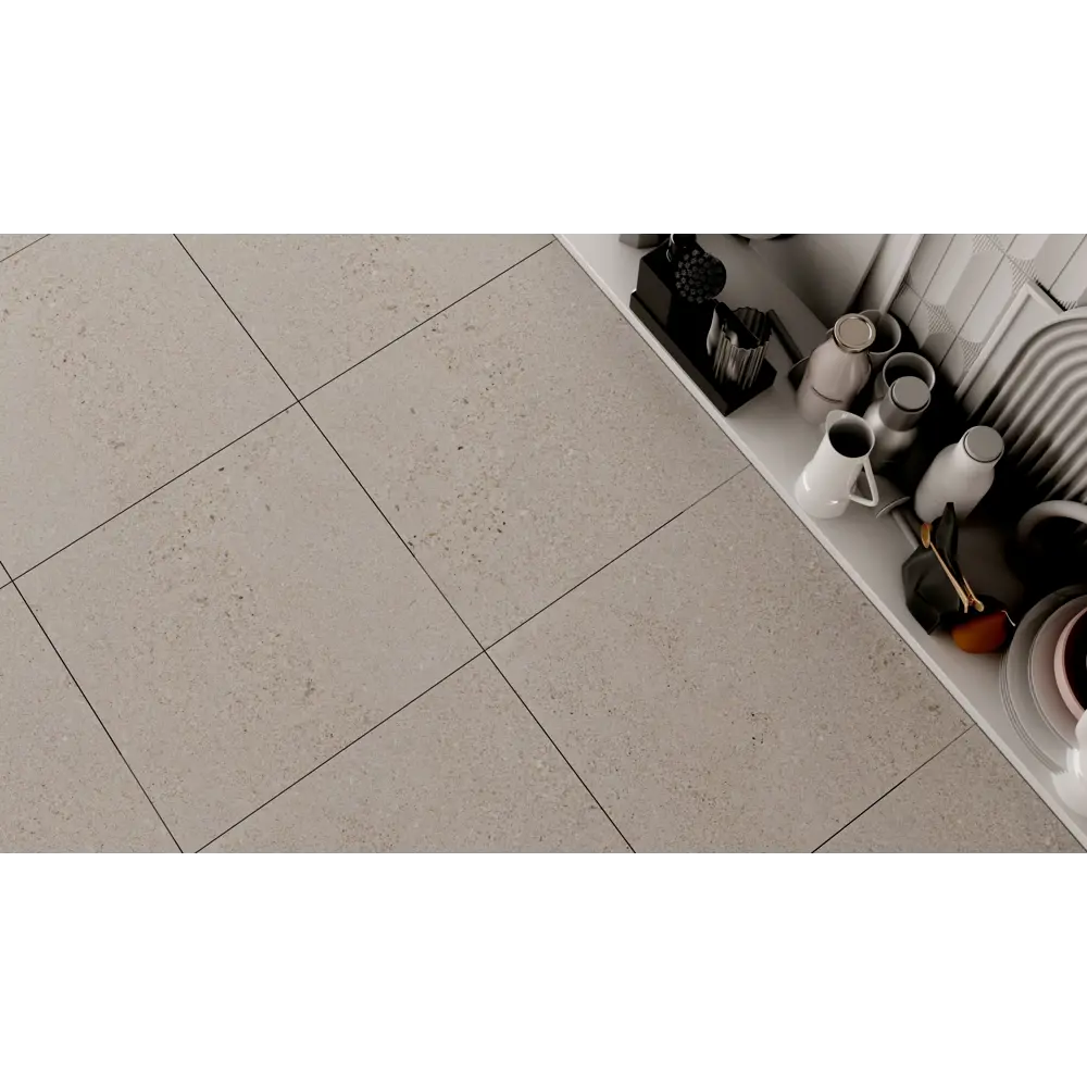 Глазурованный керамогранит S1 Е-1005 60x60 см 1.8 м² матовый цвет бежевый Santreyd STLM-2026145 - Вид №3