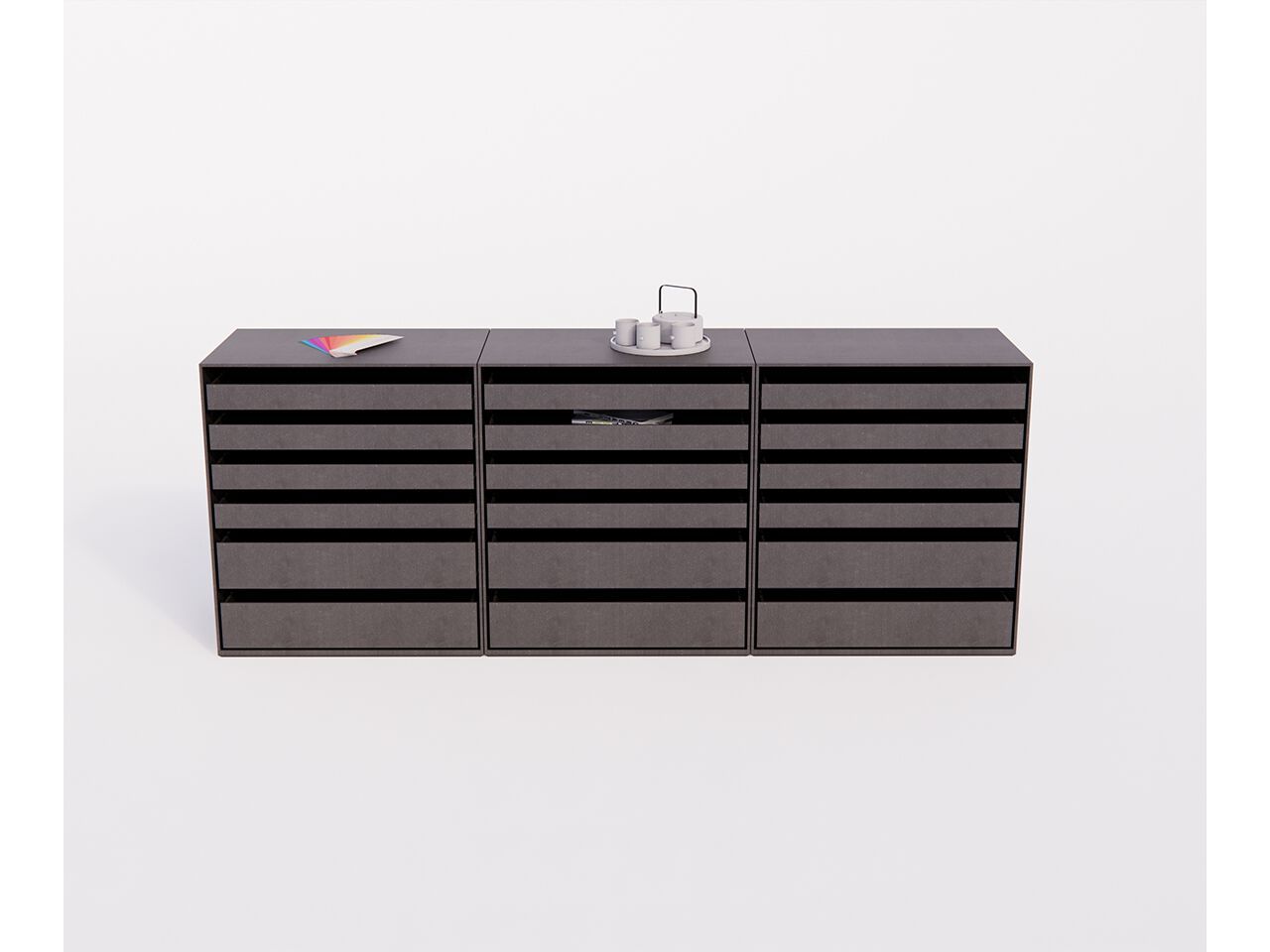 Шкаф для дисплея с ящиками MaxForm Shape ARCH-00029307 - Вид №2