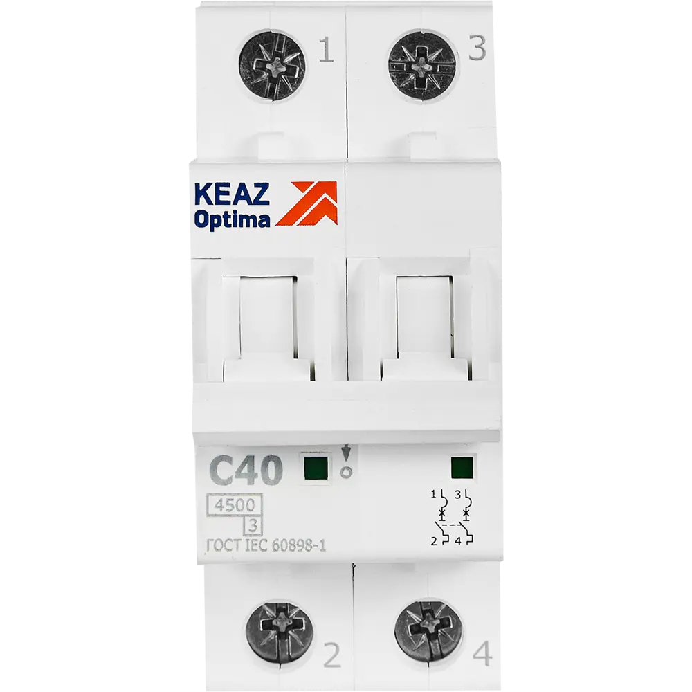 Автоматический выключатель КЭАЗ Opti Din BM63 40А для надежной защиты электросети 89206655 STLM-1339147 - Вид №1