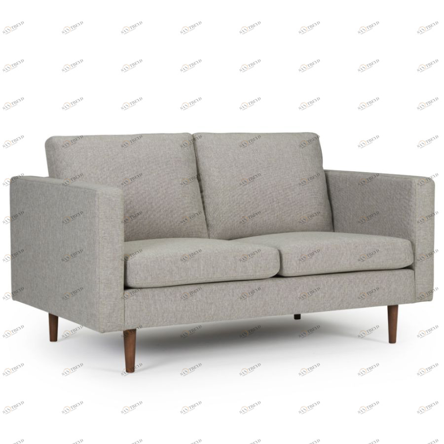 Диван двухместный Otto, дуб/орех, темно-песочный Kragelund 37402248244