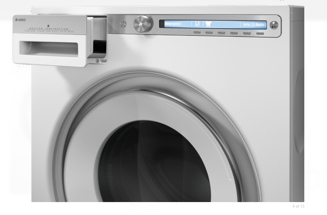 5474011 Стиральная машина Asko W4096R.W/3 белый STDN-0094101 - Вид №2