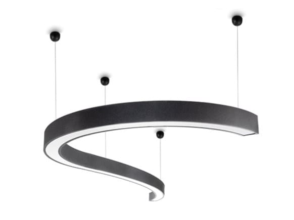 Алюминиевый светодиодный подвесной светильник Terzo Light Questionmark ARCH-00046497