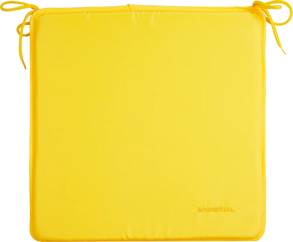 NATERIAL Bigrey - Желтая подушка для садового стула 40×40 см 82565886