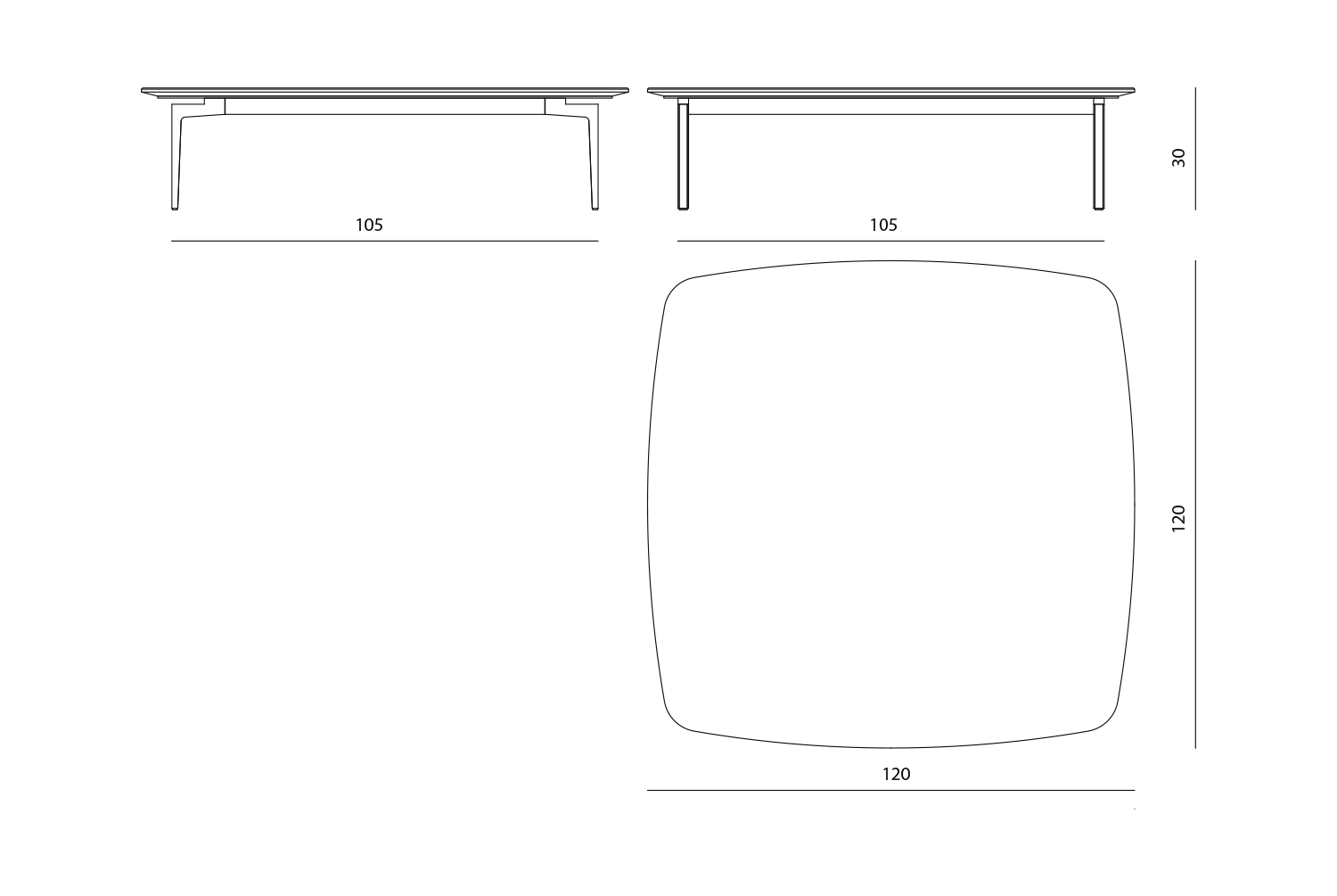 Barney Низкий стол Visionnaire  - Вид №5