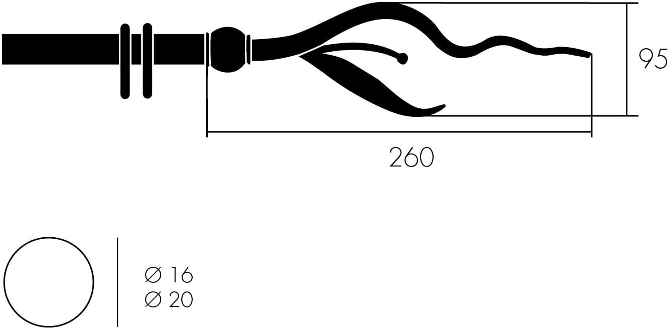 Железный карниз Frandoli Олимпийские боги ARCH-00125568 - Вид №2