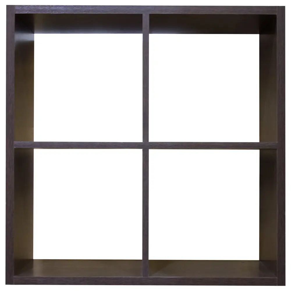 Стеллаж 4 секции 70x70x31,5 см, ЛДСП, цвет венге Santreyd STLM-2082496 - Вид №1