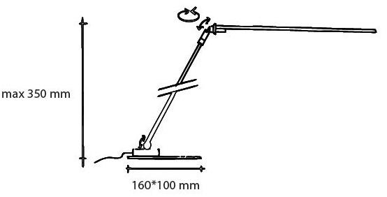 TEKNI-LED Светодиодная настольная лампа Evolight sun-id-1443386 - Вид №1