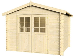 Садовый домик из ели