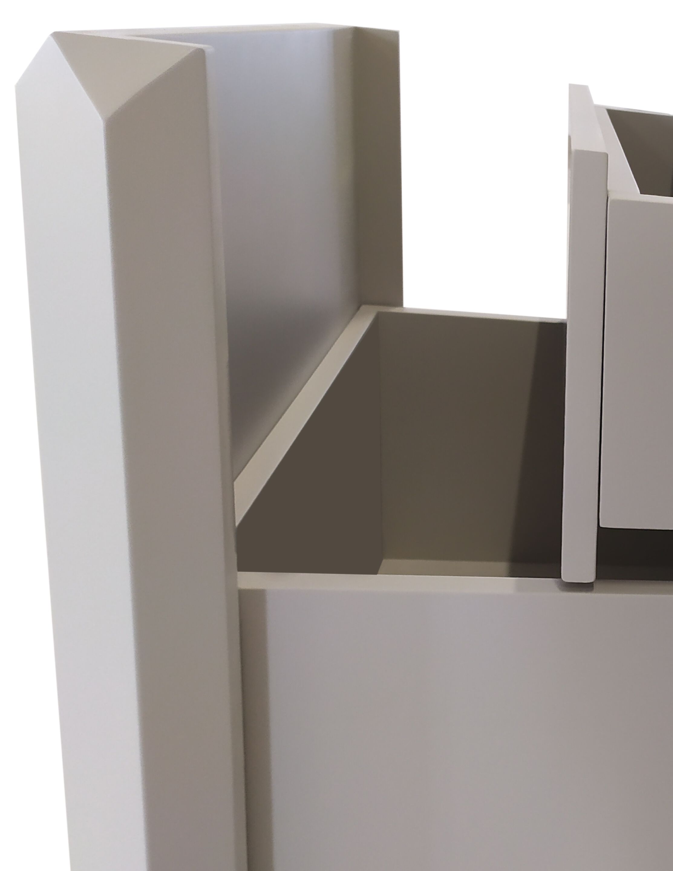 Квадратная прикроватная тумбочка из МДФ с ящиками ABLE GEORGINA ARCH-00124203 - Вид №4