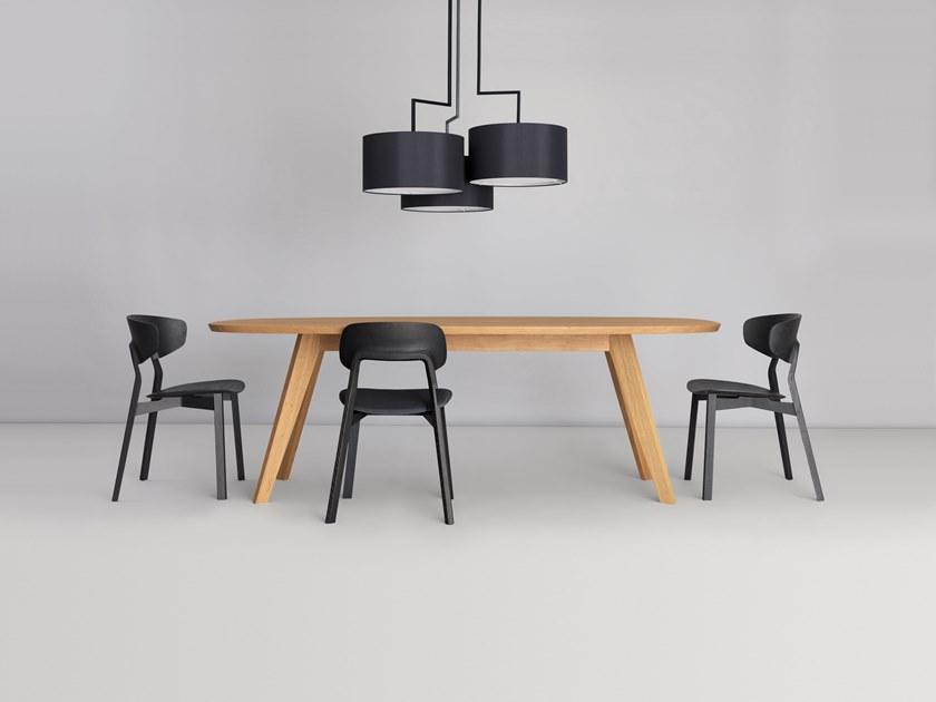 ZEITRAUM Овальный обеденный стол из массива дерева Cena sun-id-1393037 - Вид №1