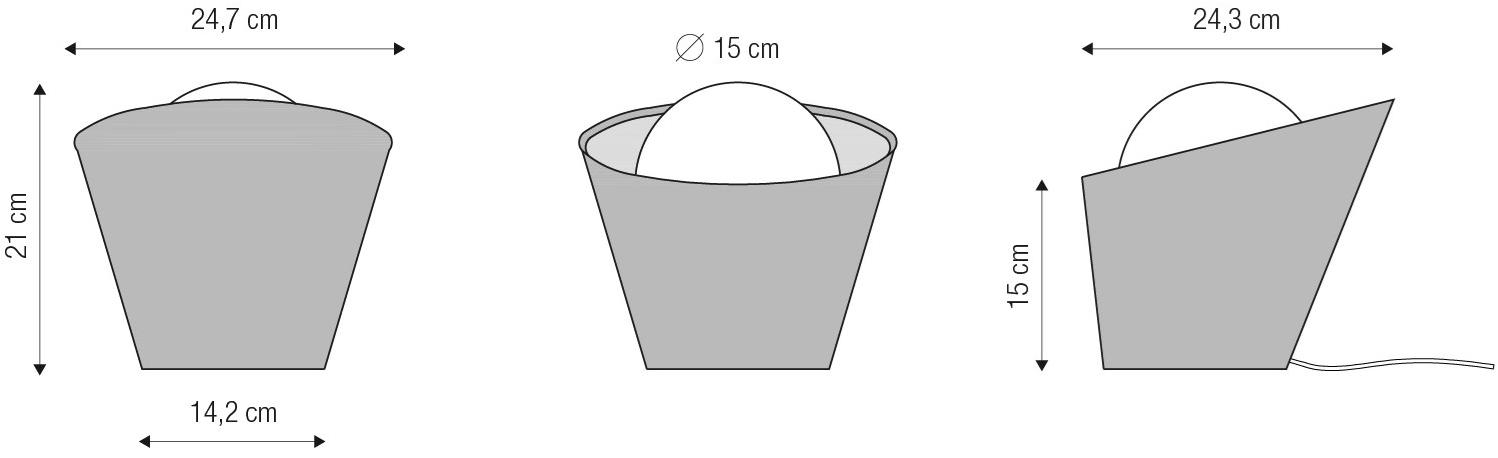 luxcambra Настольная лампа из бетона  Vulcano_3004  - Вид №3