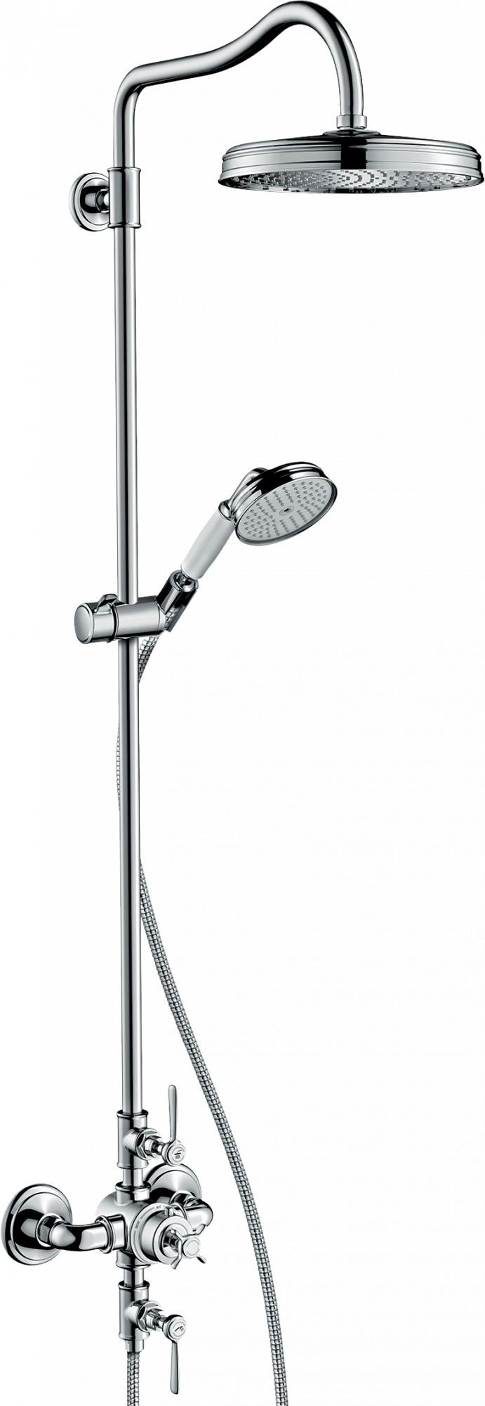 16572000 Showerpipe с термостатом и верхним душем 240 1jet AXOR MONTREUX