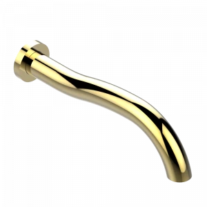 U6H-42SGB Настенный кран для ванны большого размера без Т-образного фиксатора Thg-paris Beyond crystal с красным хрусталём Покрытие PVD золотистый цвет