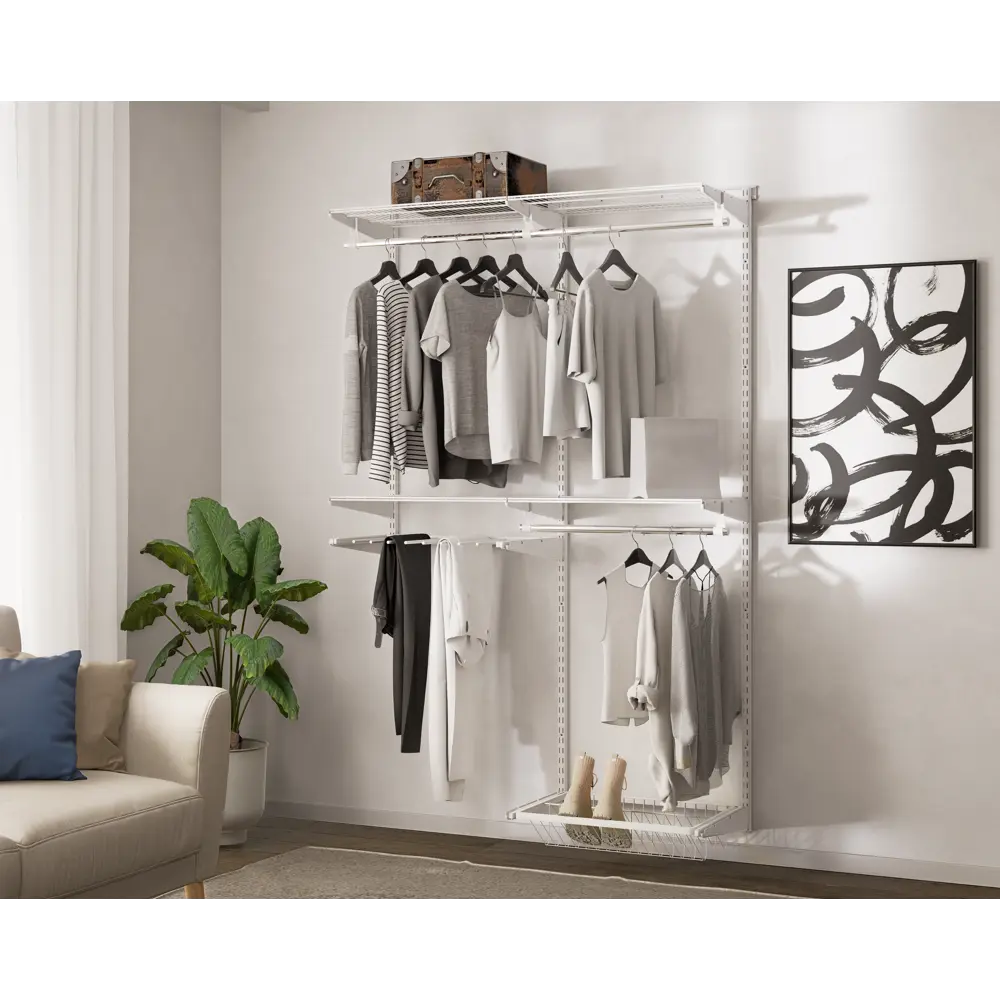 Стойка навесная Larvij 16 см сталь цвет белый STLM-2123026 - Вид №13