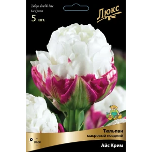 Тюльпан махровый поздний «Айс Крим» размер луковицы 11/12, 5 шт. 82662672 STLM-2013832