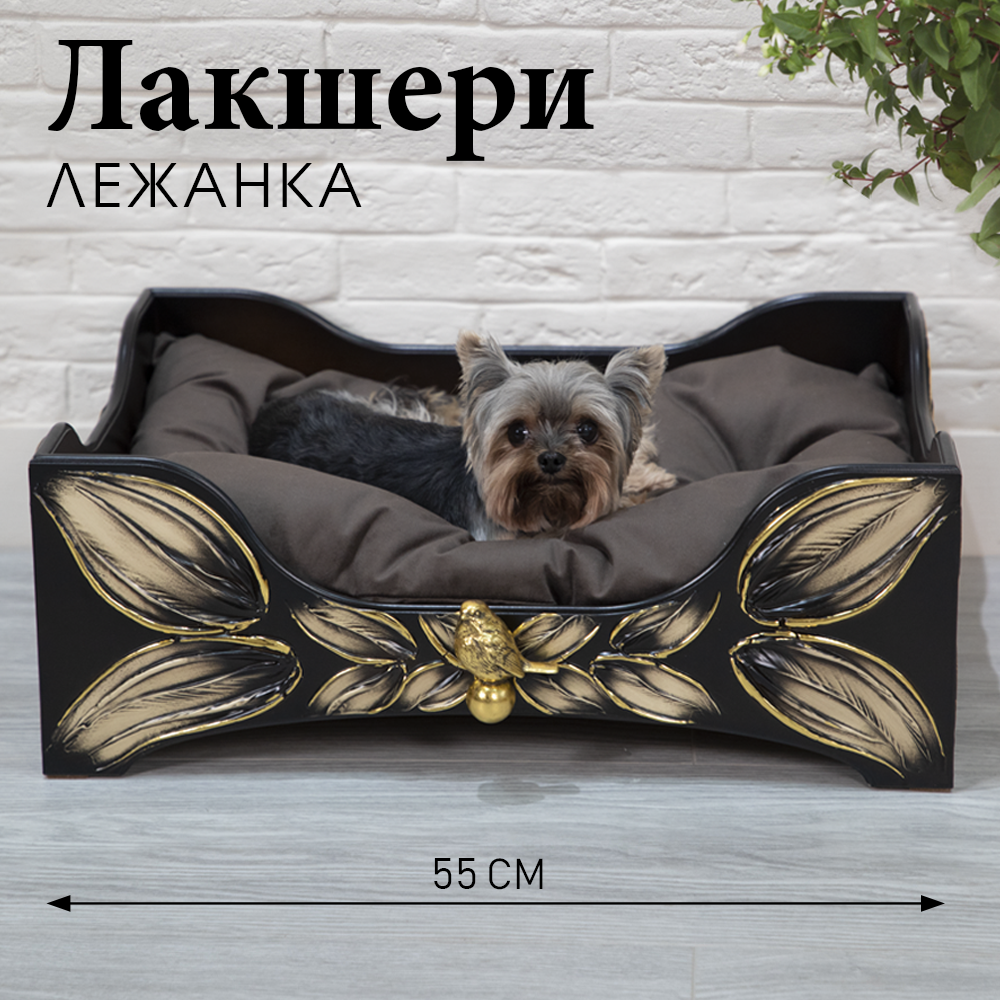 71197 Лежанка для животных Лакшери Каштан BOGACHO 4627196595965 - Вид №7