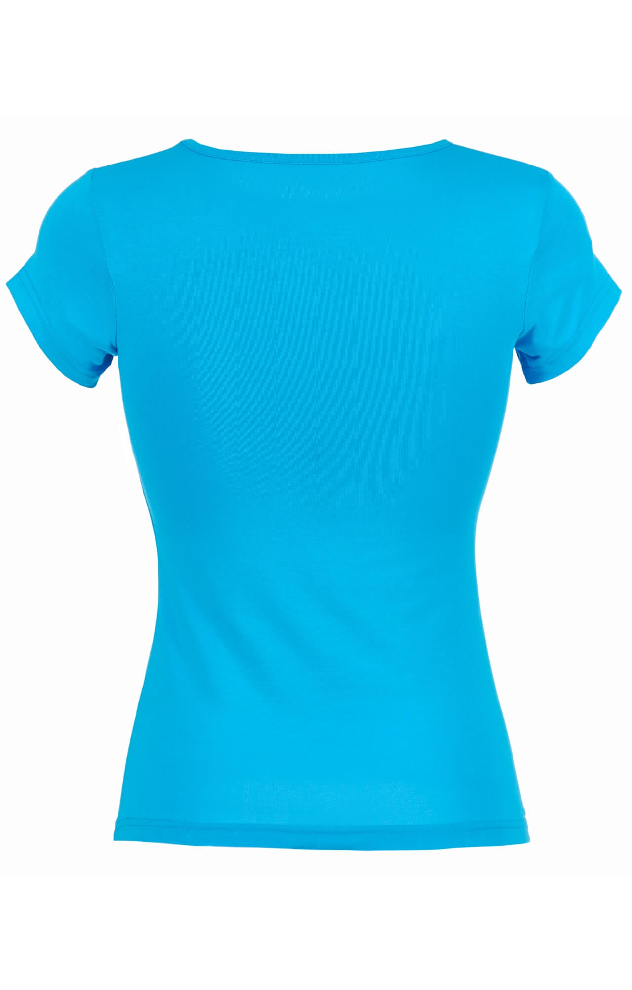 62119 Футболка женская бирюза LUXE  Одежда для официантов  размер XS  - Вид №3