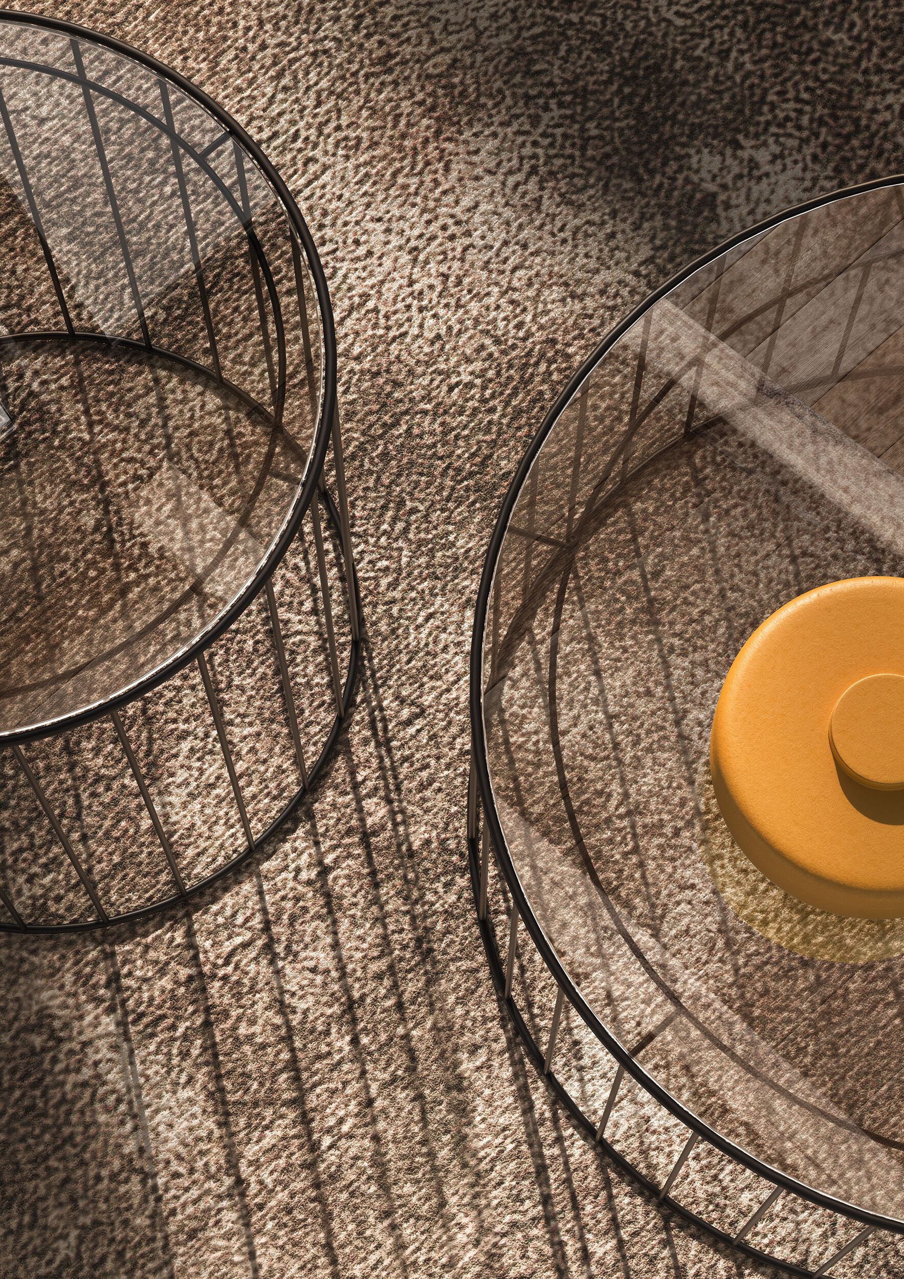 Журнальный столик из железа и стекла Pipedesign Glass ARCH-00089029 - Вид №2