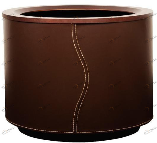 Hobby Flower Круглый кожаный горшок с автоматическим поливом Cuir sun-id-1489872