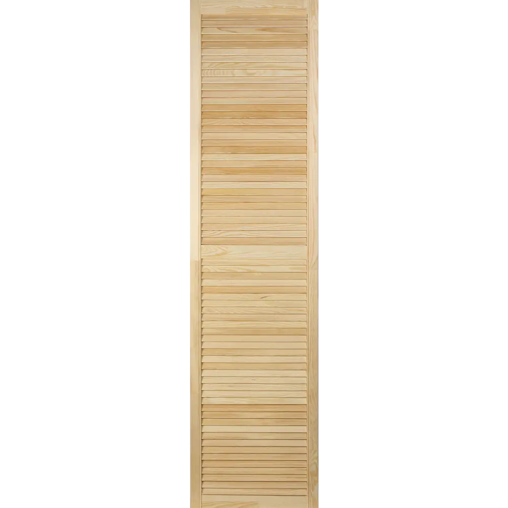 Santreyd Дверь-жалюзи из натуральной хвои для гардеробных систем 1995×494×20 мм 17808399 Дверка жалюзийная STLM-0008686