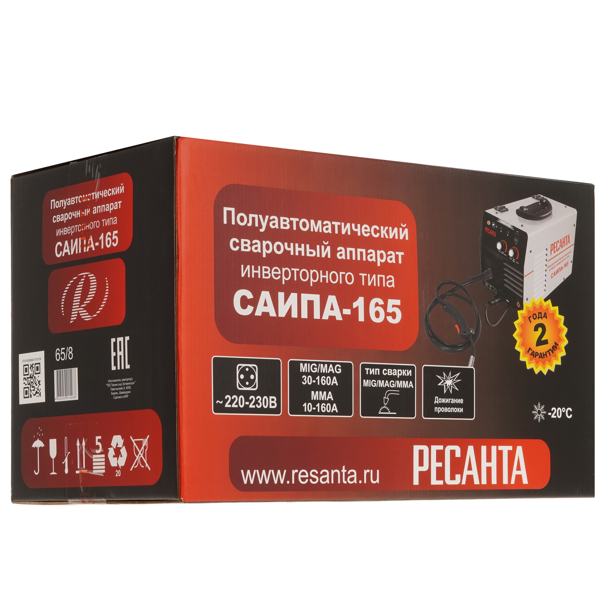 Сварочный аппарат Ресанта САИПА-165 1173169 STDN-0068239 - Вид №8