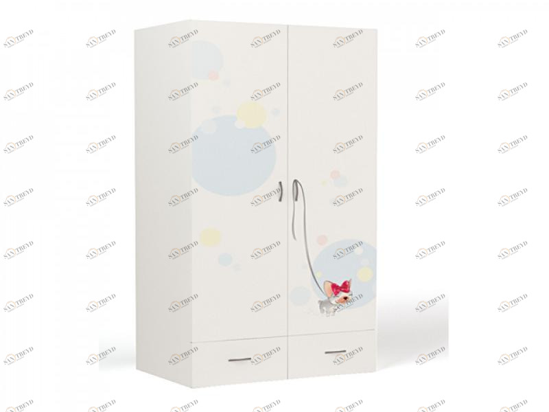 Шкаф ABC-KING 2х дверный Molly 4631147957368