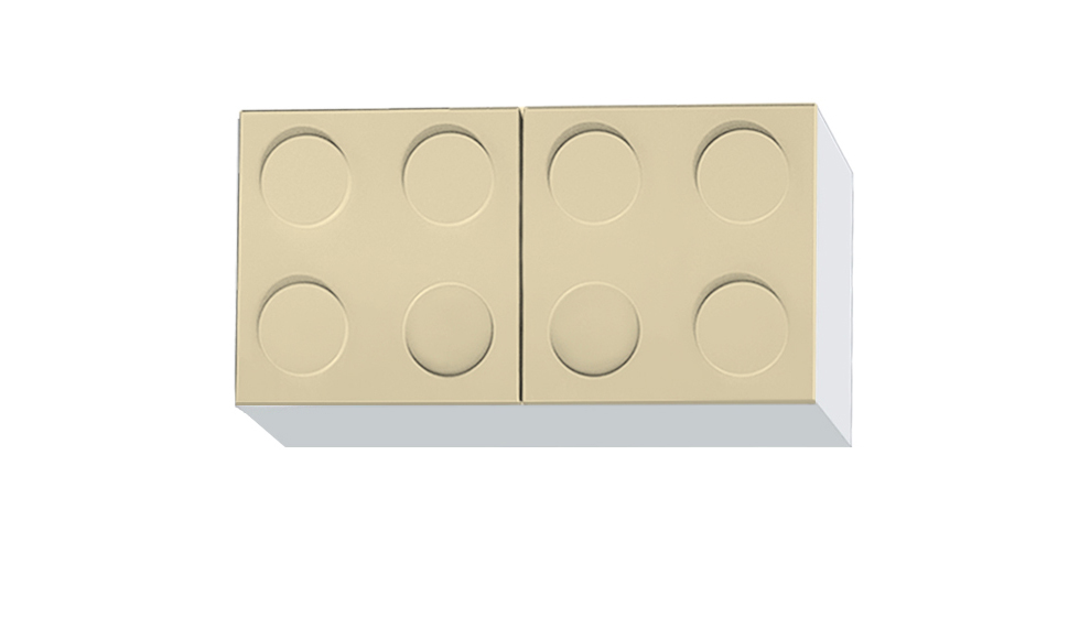 Антресоль детская "Леголенд" МАНДАРИН ЛЕГОЛЕНД 178729 Белый;розовый Santreyd  - Вид №1