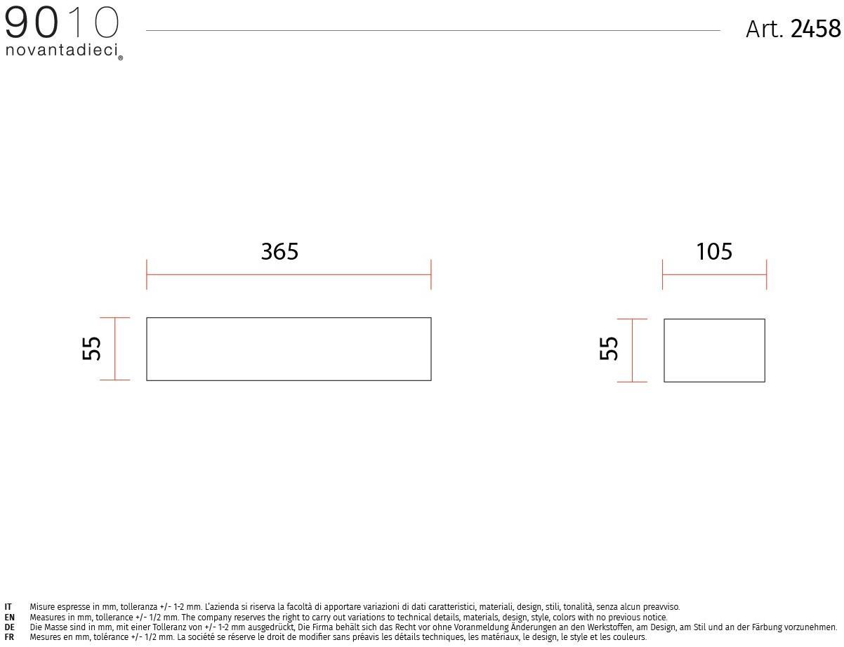 9010 novantadieci Аппликация светодиода в бетоне®  2458  - Вид №2