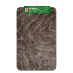 91280943 Коврик для ванной комнаты Еврогарант ЕГ Albero 50x80см цвет коричневый STLM-1388390
