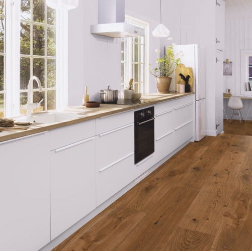 Инженерная доска Boen Chalet Antique Дуб Натур (Гладкая) 2000-4000х250 мм 2100410026 - Вид №2