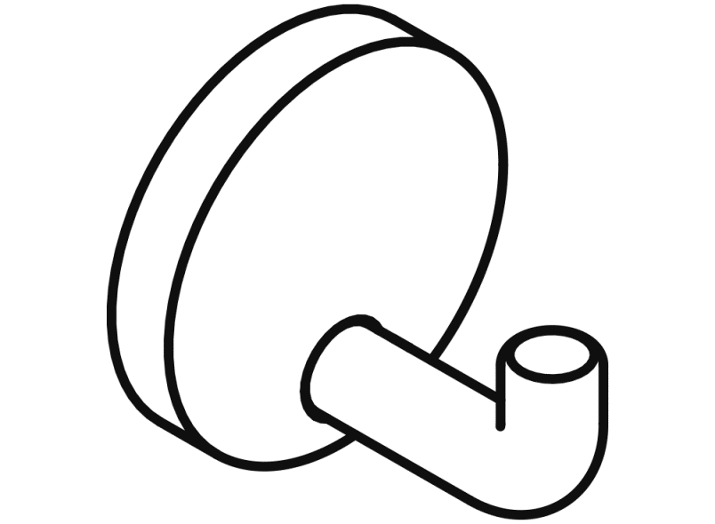 805.90.011 одиночный крючок HEWI System 111 | Edelstahl  - Вид №5