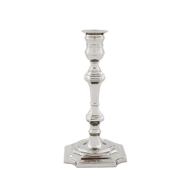 Подсвечник металлический серебристый Swan от Eichholtz EICHHOLTZ EICHHOLTZ 060302 Серебро  - Вид №1
