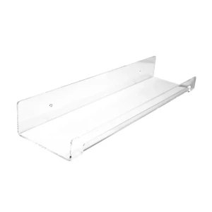 91568406 Настенная полка Velar 40x10 см пластик цвет прозрачный STLM-1336573