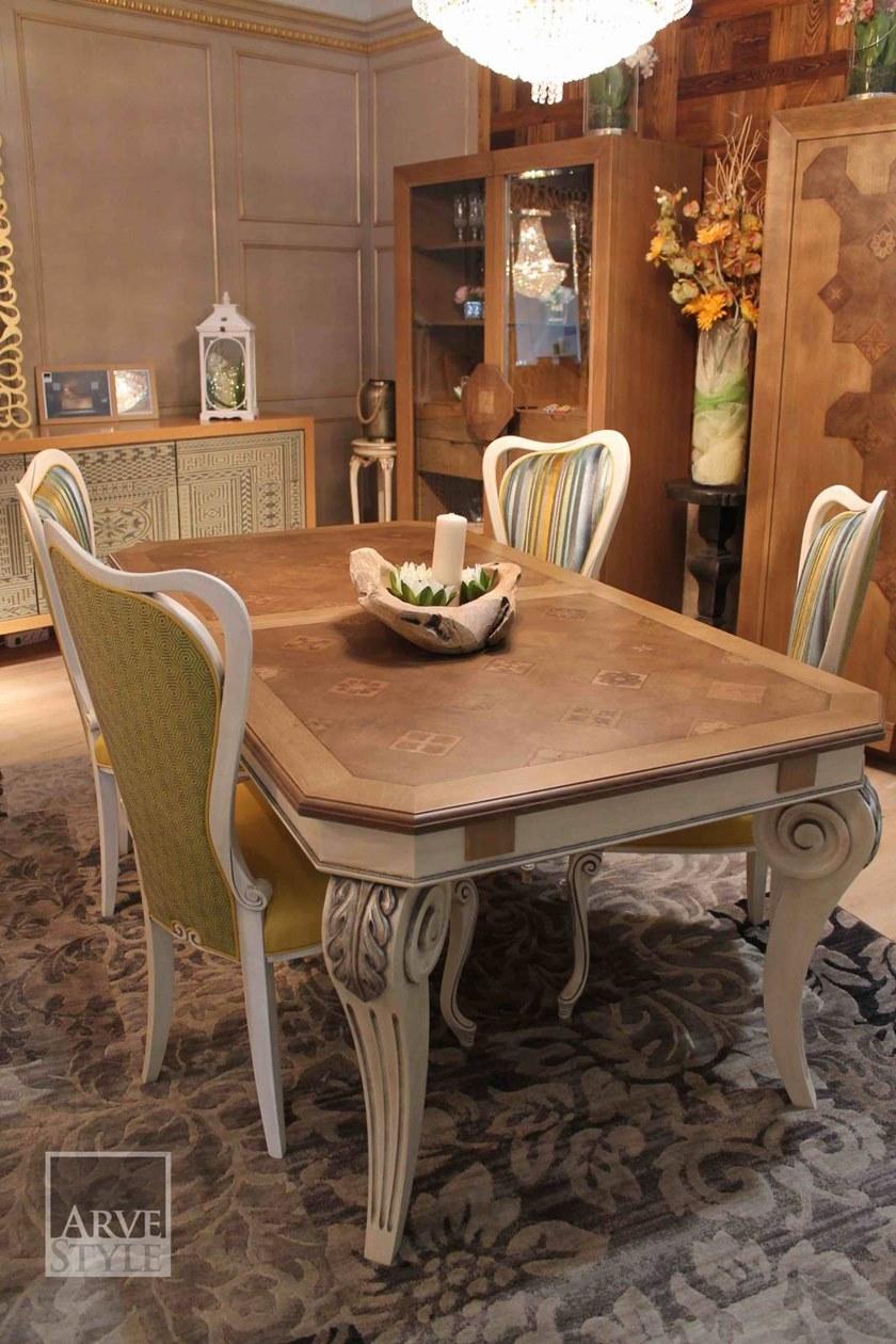 Arvestyle Раздвижной прямоугольный деревянный стол для гостиной Parquet sun-id-1494191 - Вид №7