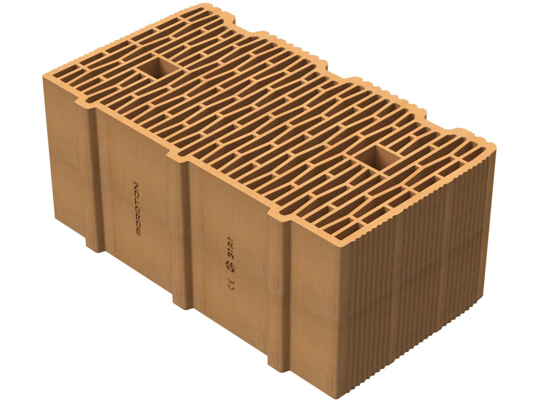 Блок кирпичной кладки SIAI POROTON® 600 тонкие перегородки ARCH-00110190 - Вид №1