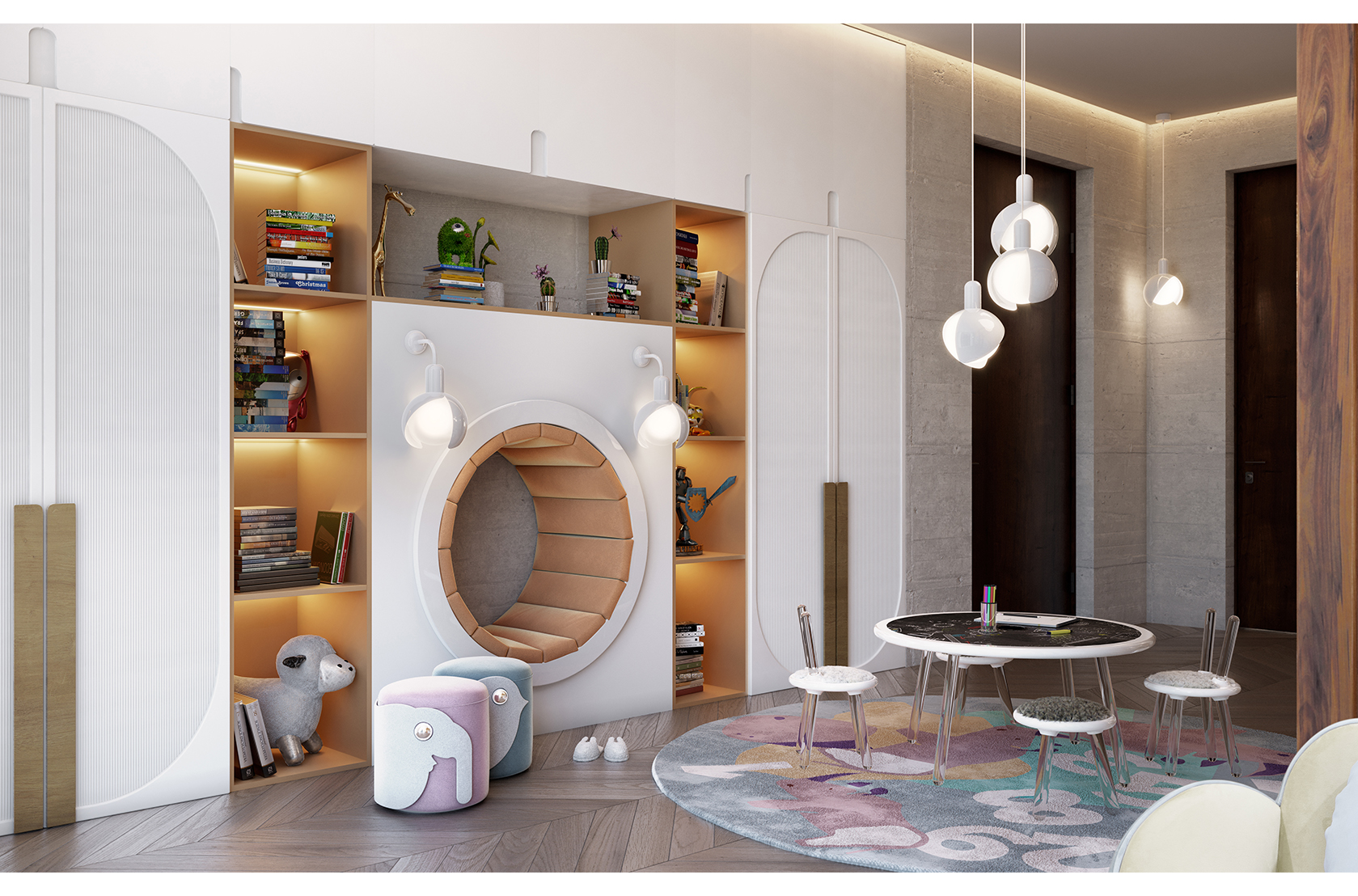 CIST691 Детские пуфики Птица Circu  - Вид №26